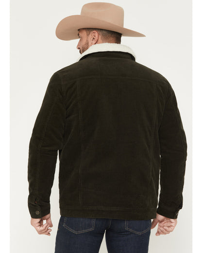 Men's Ozark Sherpa Lined Corduroy Jacket Green