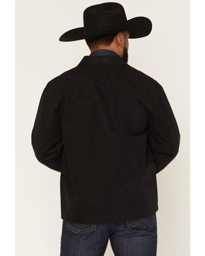 Men's El Paso Unlined Moleskin Chore Coat Black