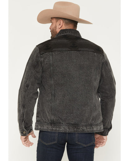Men's Blanket Yoke Denim Jacket Black
