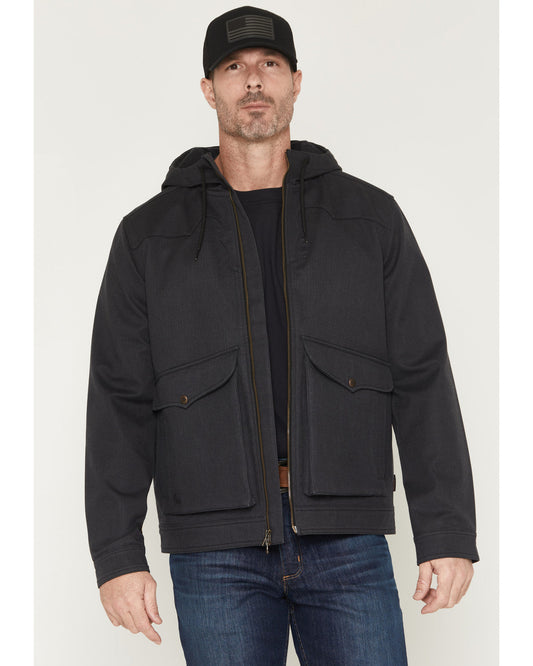 Men's FR Harrisburg Hooded Softshell Jacket Black