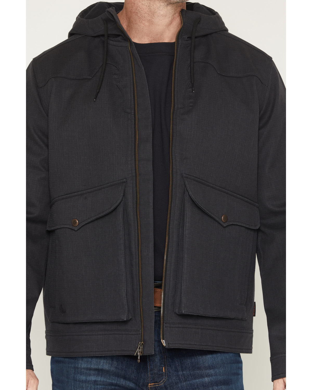 Men's FR Harrisburg Hooded Softshell Jacket Black