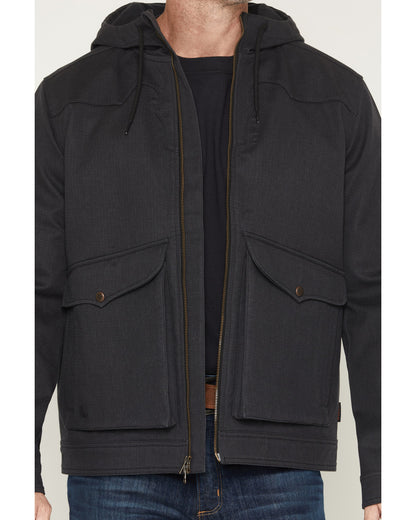 Men's FR Harrisburg Hooded Softshell Jacket Black