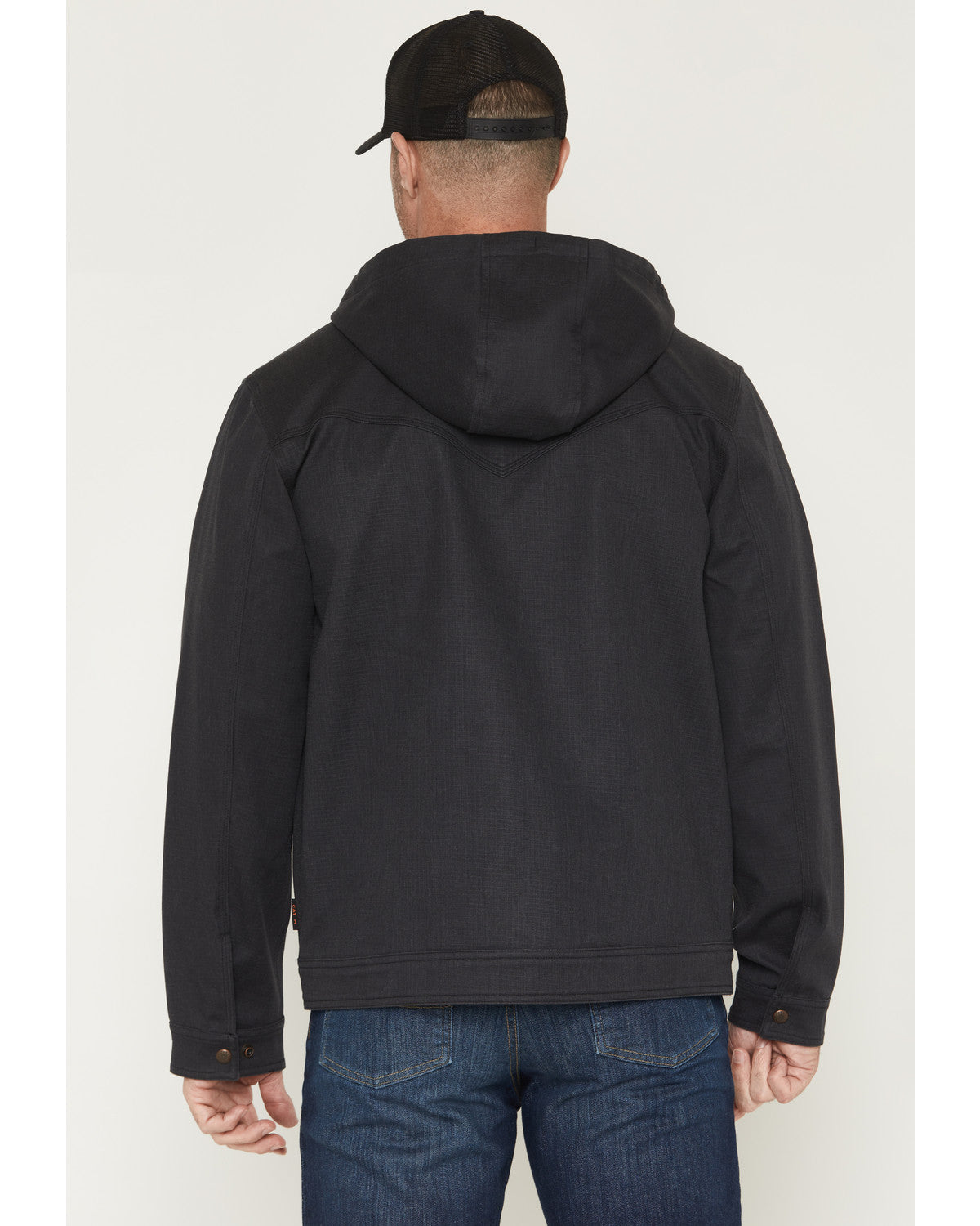 Men's FR Harrisburg Hooded Softshell Jacket Black