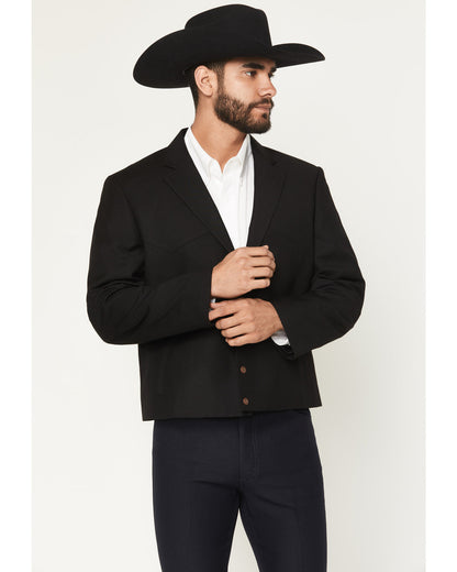 Black 1978® Men's Solid Snap Cropped Sportcoat Black