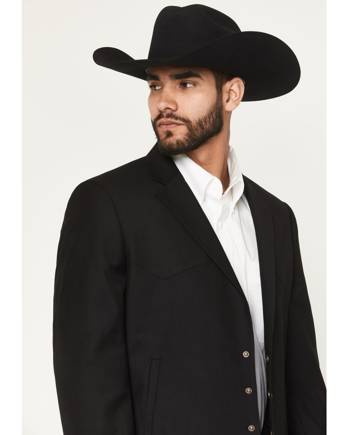 Black 1978® Men's Solid Snap Cropped Sportcoat Black