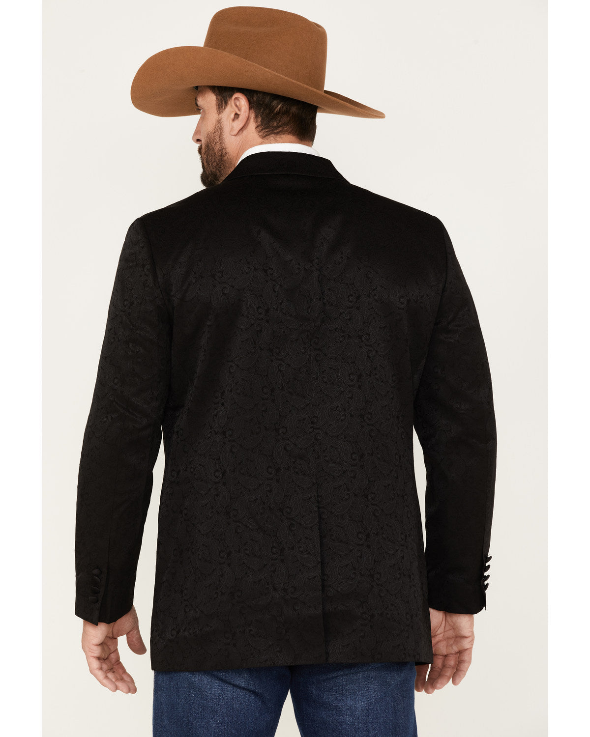 Men's Austin Paisley Blazer Black