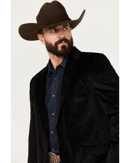 Men's Velvet Douglas Sportcoat Black
