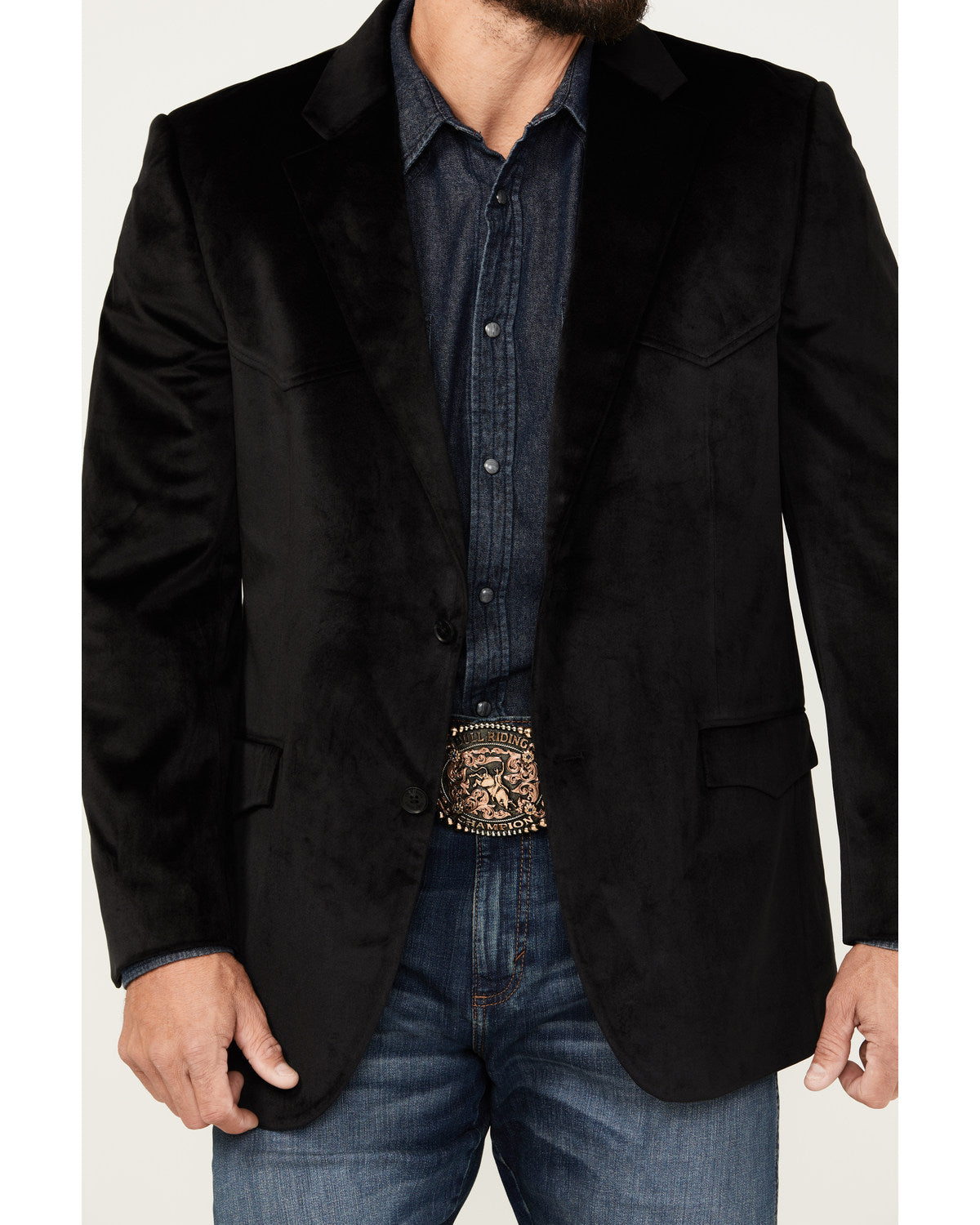 Men's Velvet Douglas Sportcoat Black