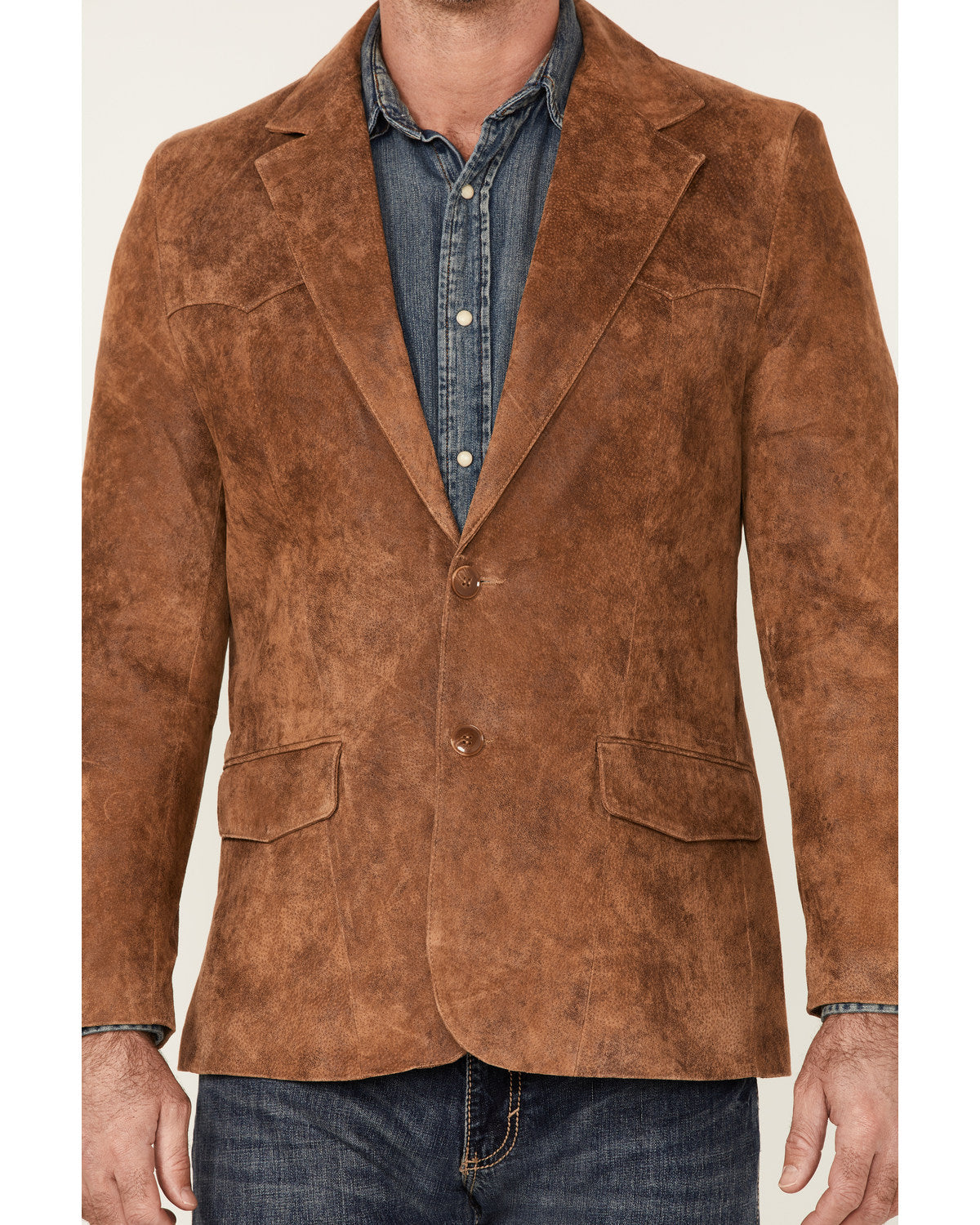 Men's Blazer - Long Brown