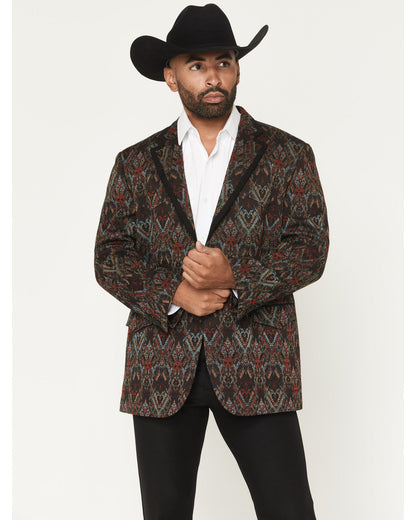 Black 1978® Men's Tapestry Button-Down Sportcoat Black