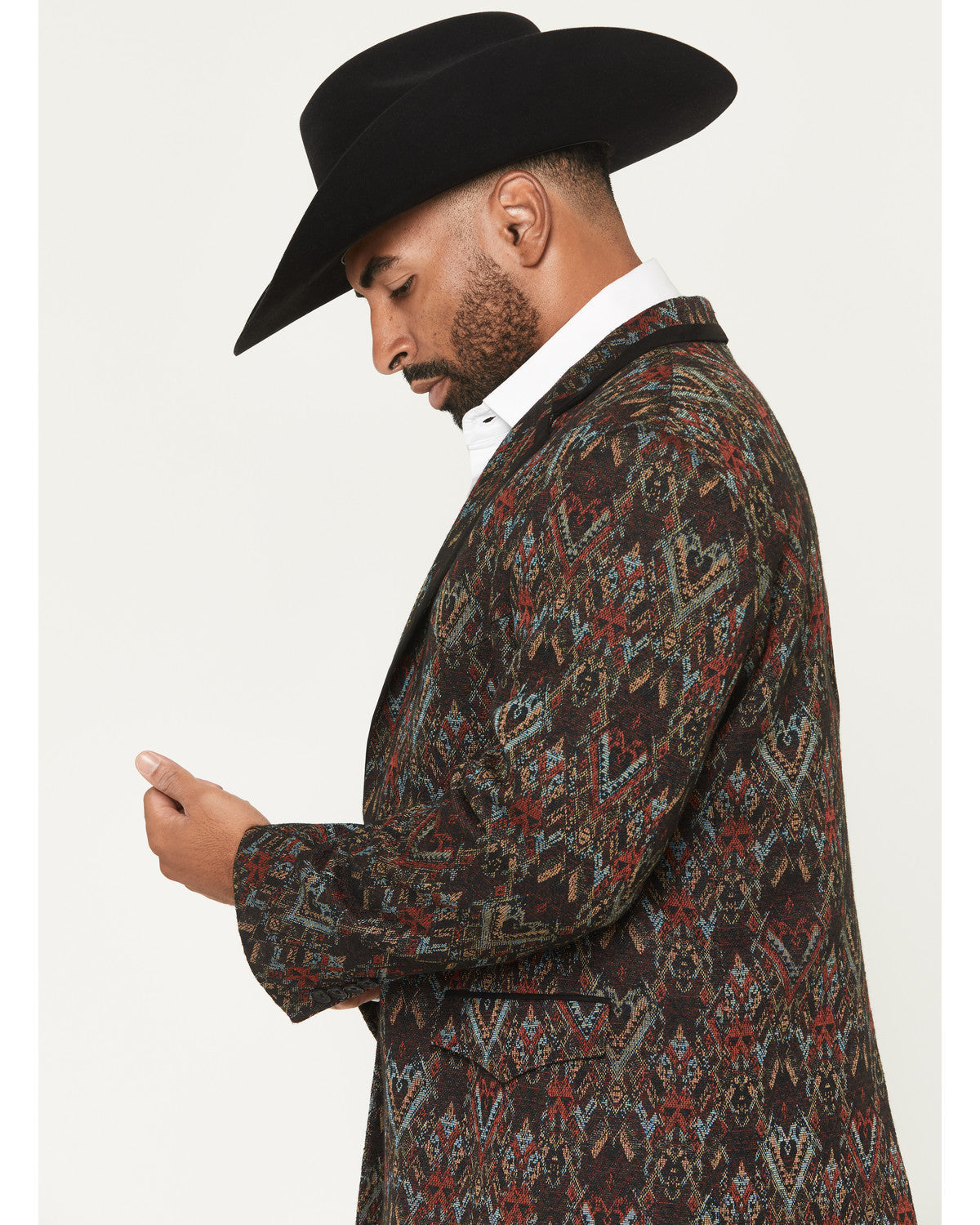 Black 1978® Men's Tapestry Button-Down Sportcoat Black