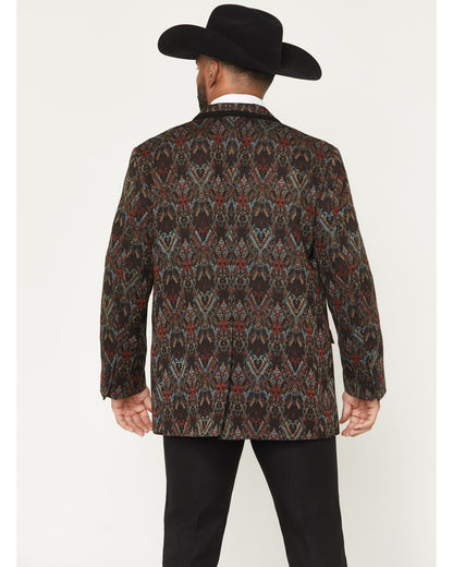 Black 1978® Men's Tapestry Button-Down Sportcoat Black