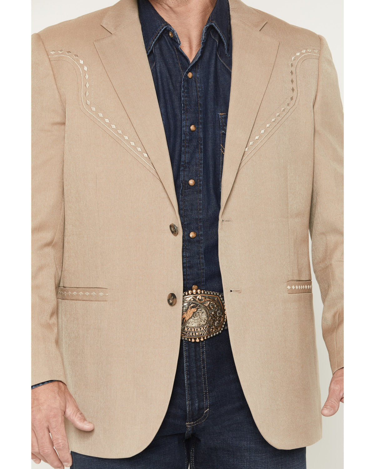 Men's Sundance Diamond Stitch Sportcoat Tan