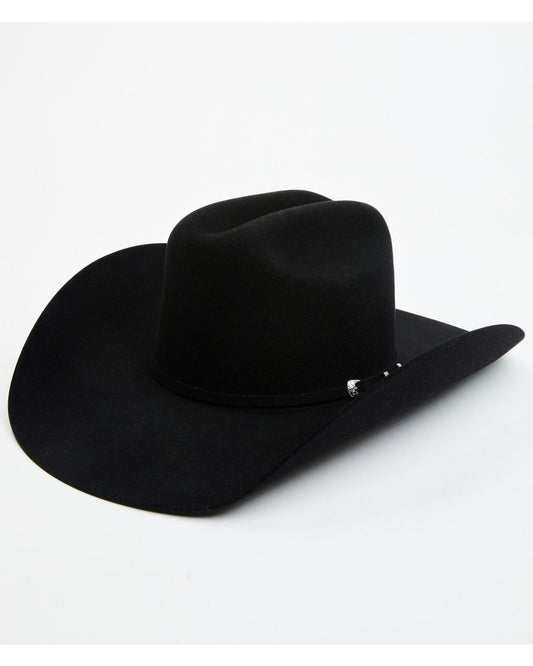 Black 1978® Reno 7X Felt Cowboy Hat Black