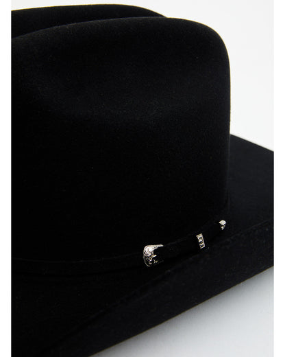 Black 1978® Reno 7X Felt Cowboy Hat Black
