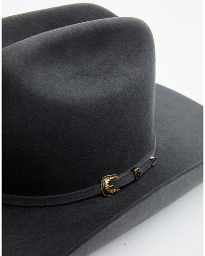 Black 1978® Waco 10X Felt Cowboy Hat Dark Grey