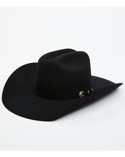 Black 1978® Waco 10X Felt Cowboy Hat Black