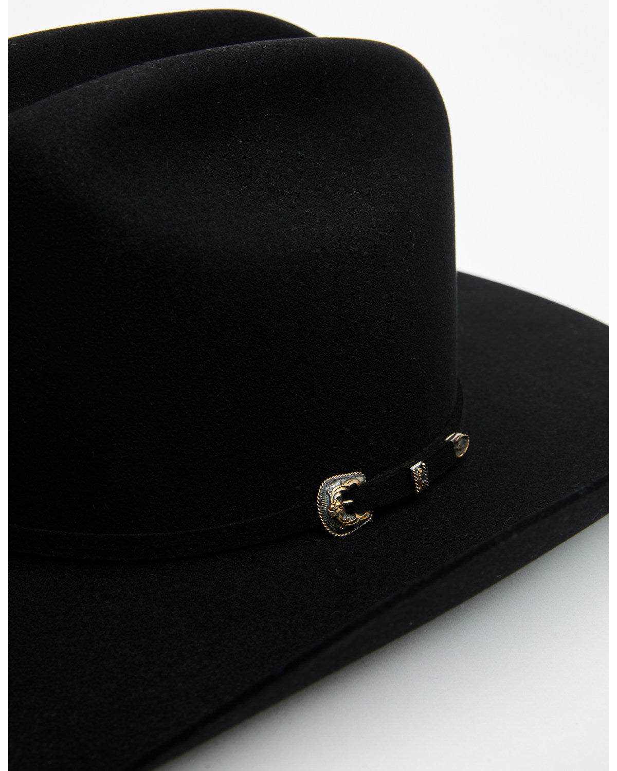 Black 1978® Waco 10X Felt Cowboy Hat Black