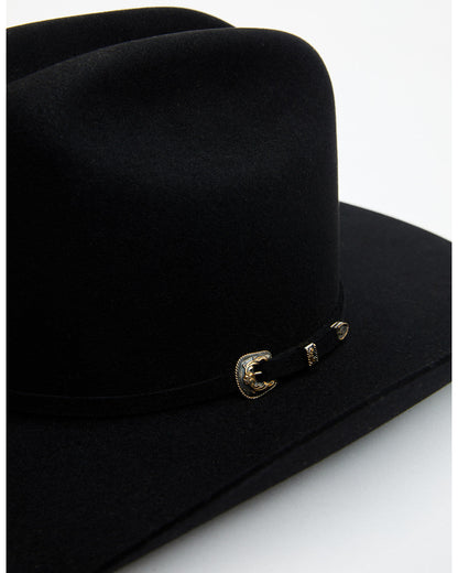 Black 1978® Waco 10X Felt Cowboy Hat Black