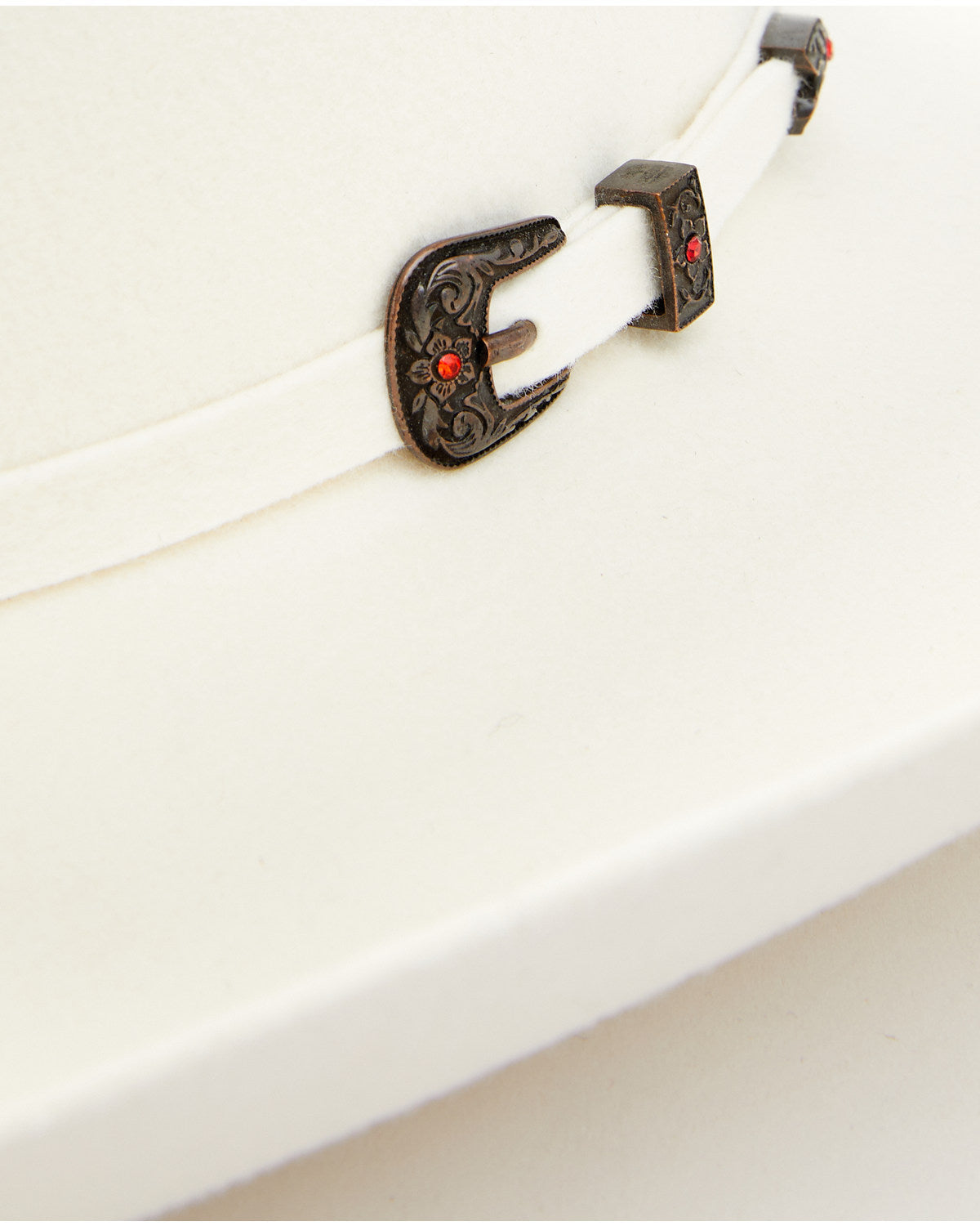 5X Felt Cowboy Hat White