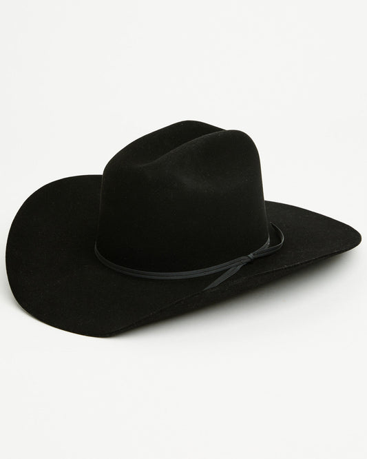 5X Felt Cowboy Hat Black
