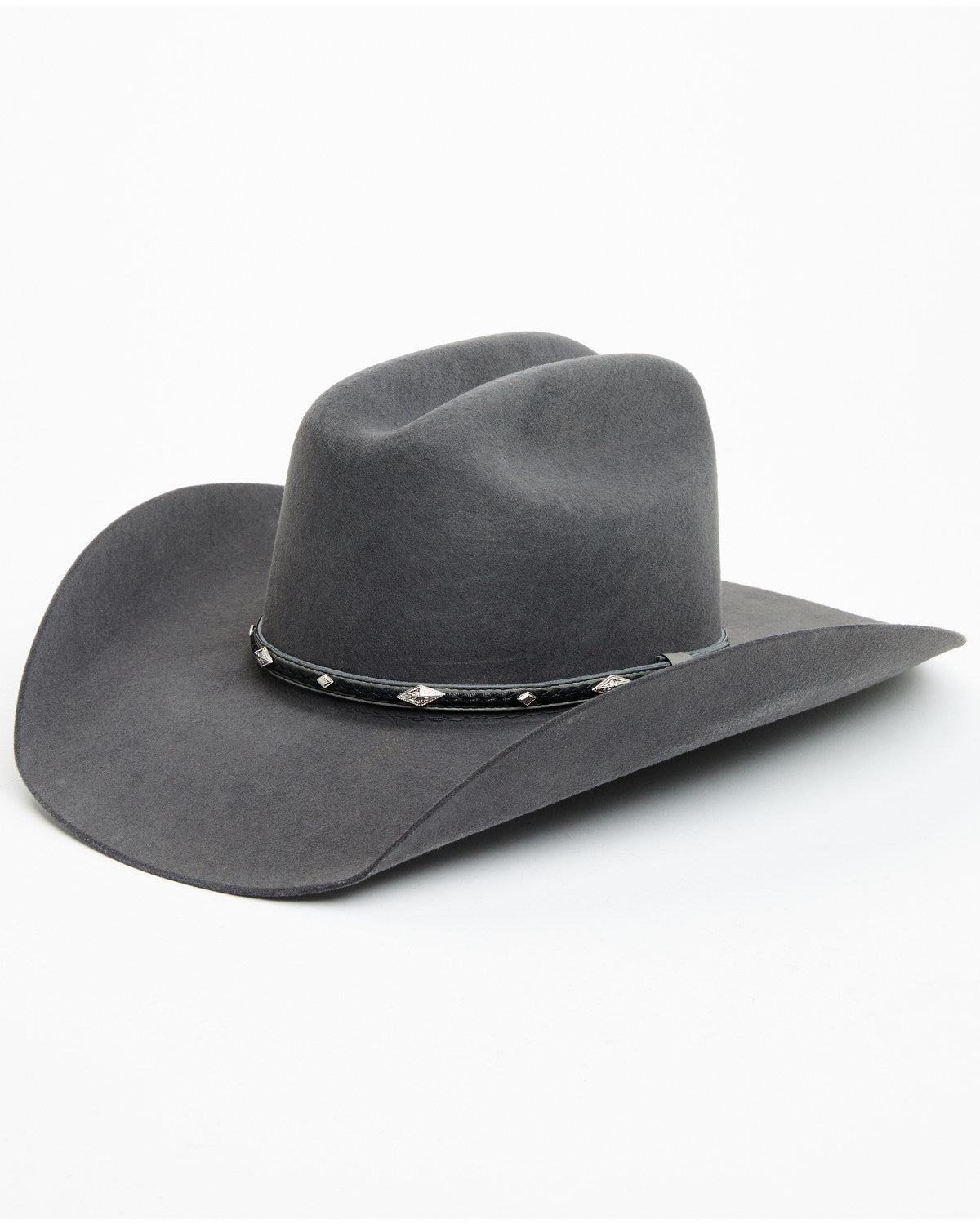 3X Wool Felt Cowboy Hat Grey