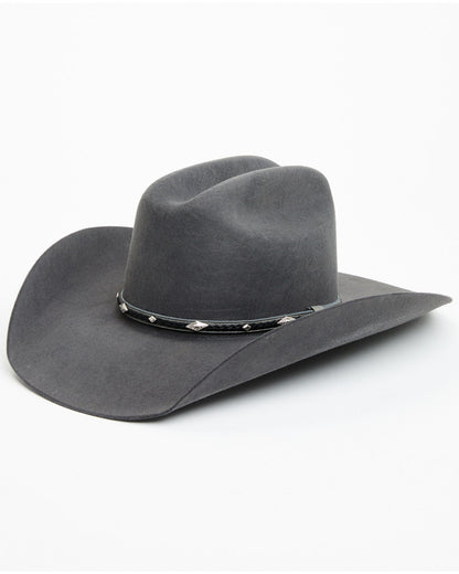 3X Wool Felt Cowboy Hat Grey
