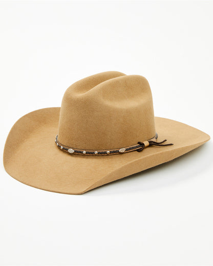 3X Wool Felt Cowboy Hat Pecan