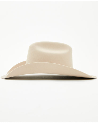 3X Wool Felt Cowboy Hat Silver Belly