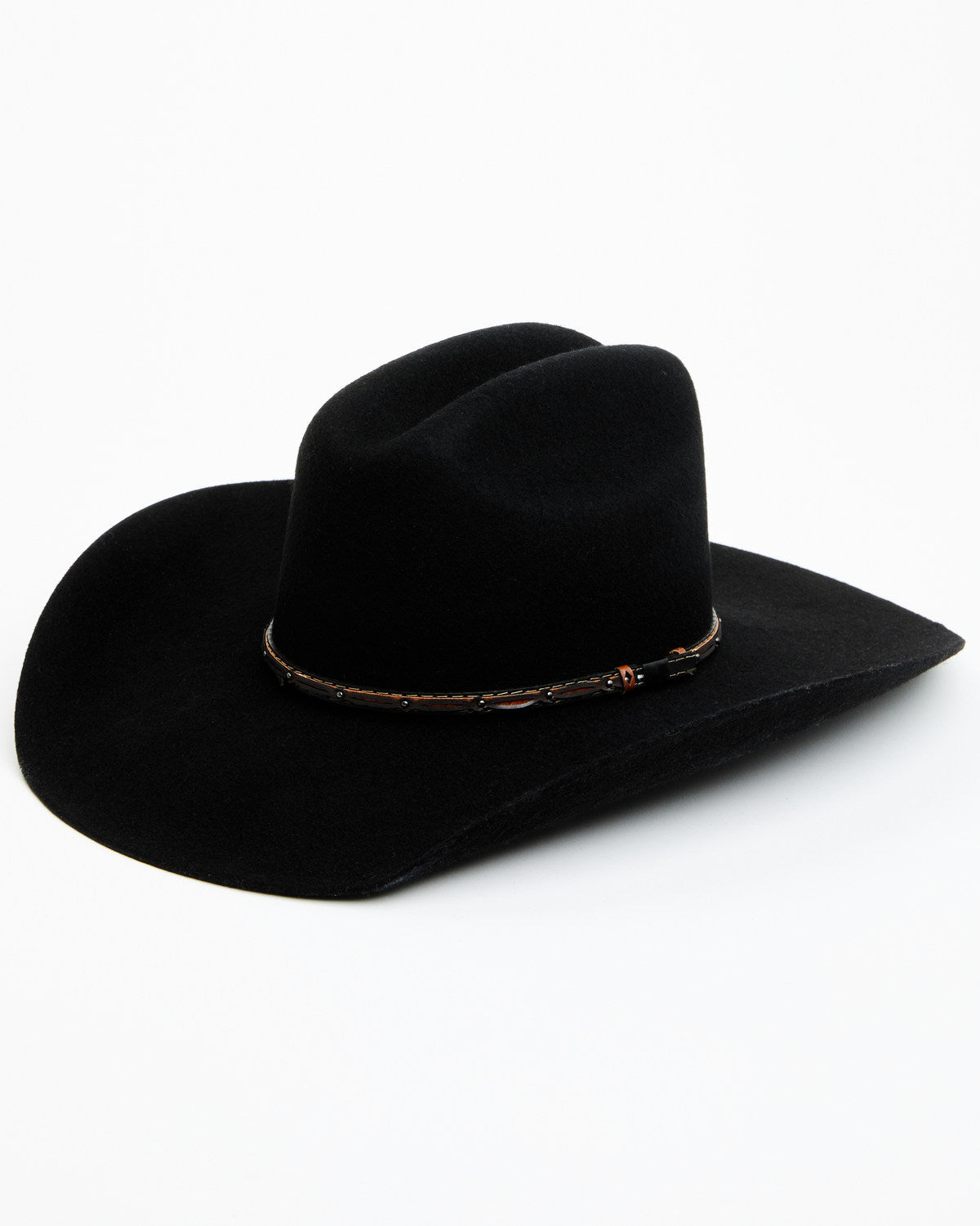 3X Wool Felt Cowboy Hat Black