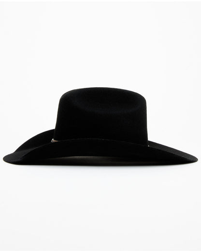 3X Wool Felt Cowboy Hat Black