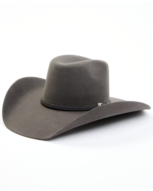 Top Hand 3X Wool Felt Cowboy Hat Grey