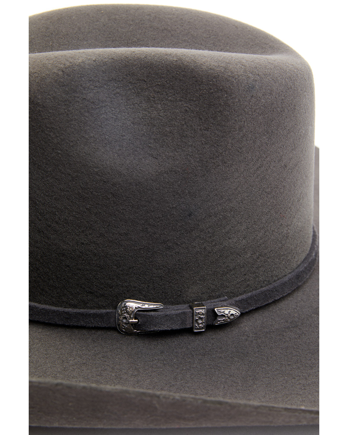 Top Hand 3X Wool Felt Cowboy Hat Grey