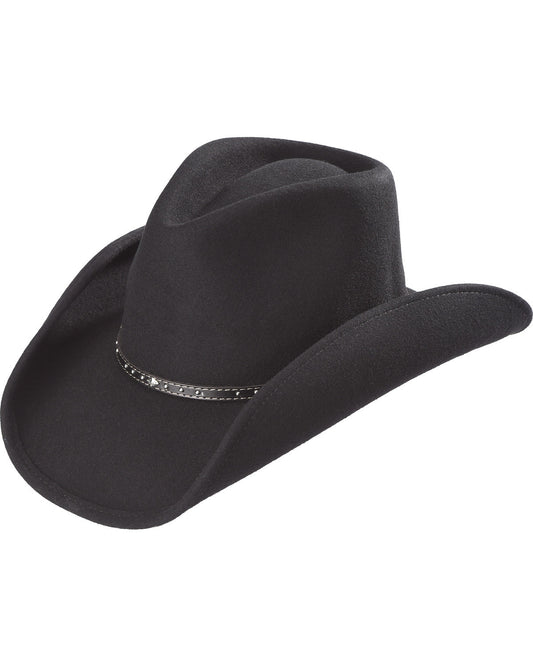 Wool Cowboy Hat Black