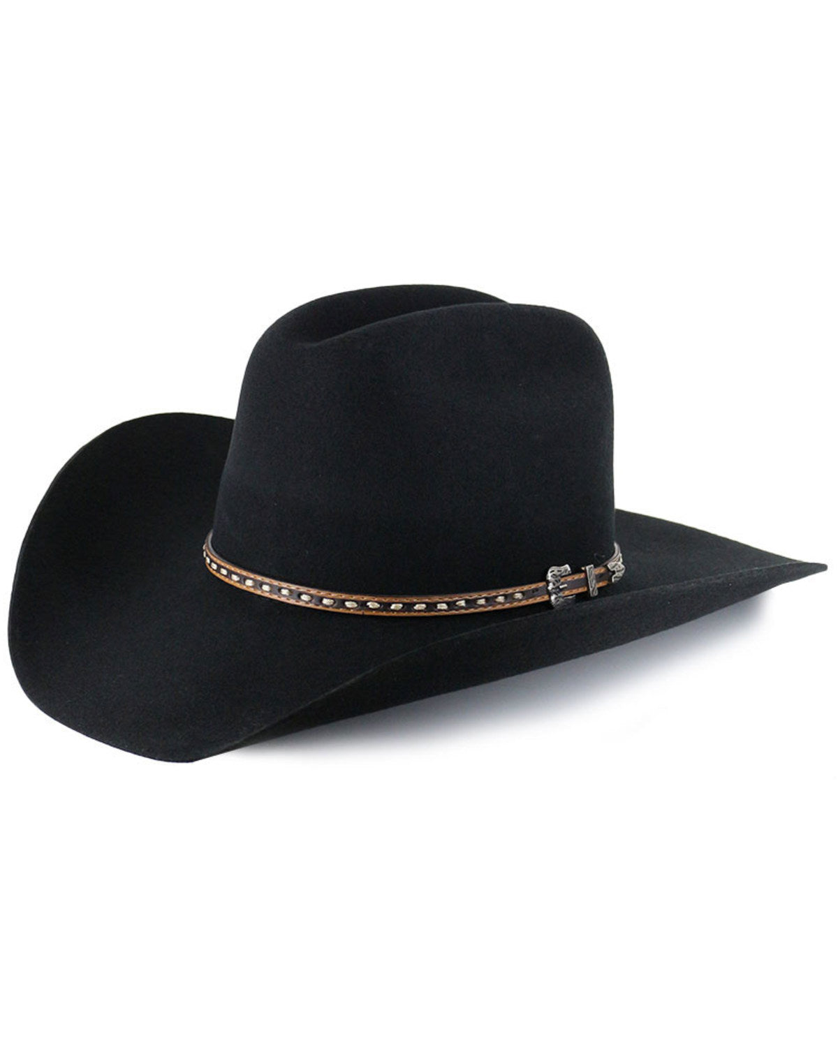 3X Wool Felt Cowboy Hat Black