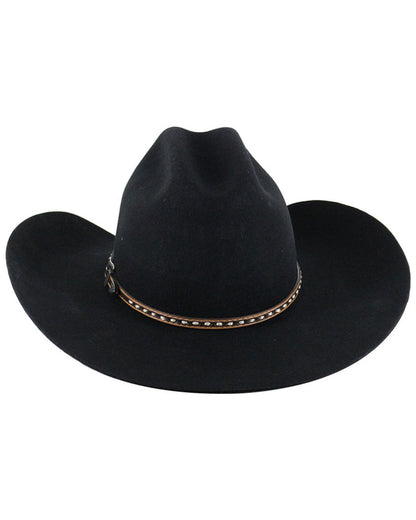 3X Wool Felt Cowboy Hat Black