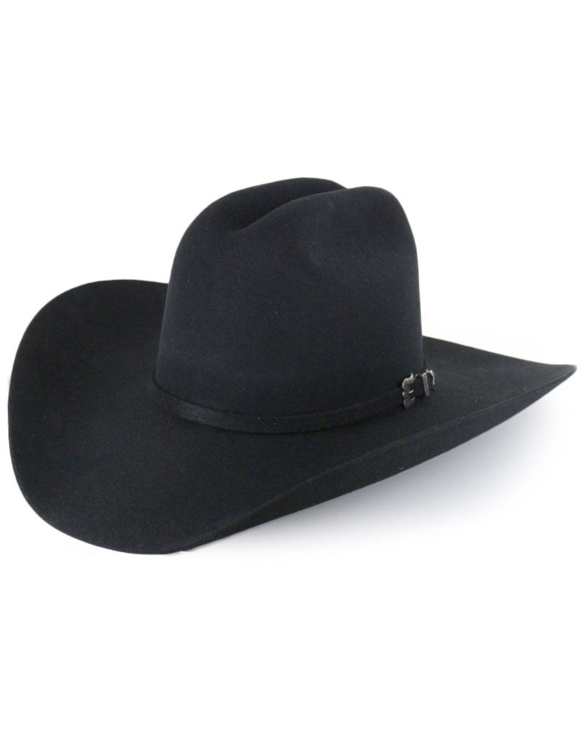 Denton 3X Wool Felt Cowboy Hat Black