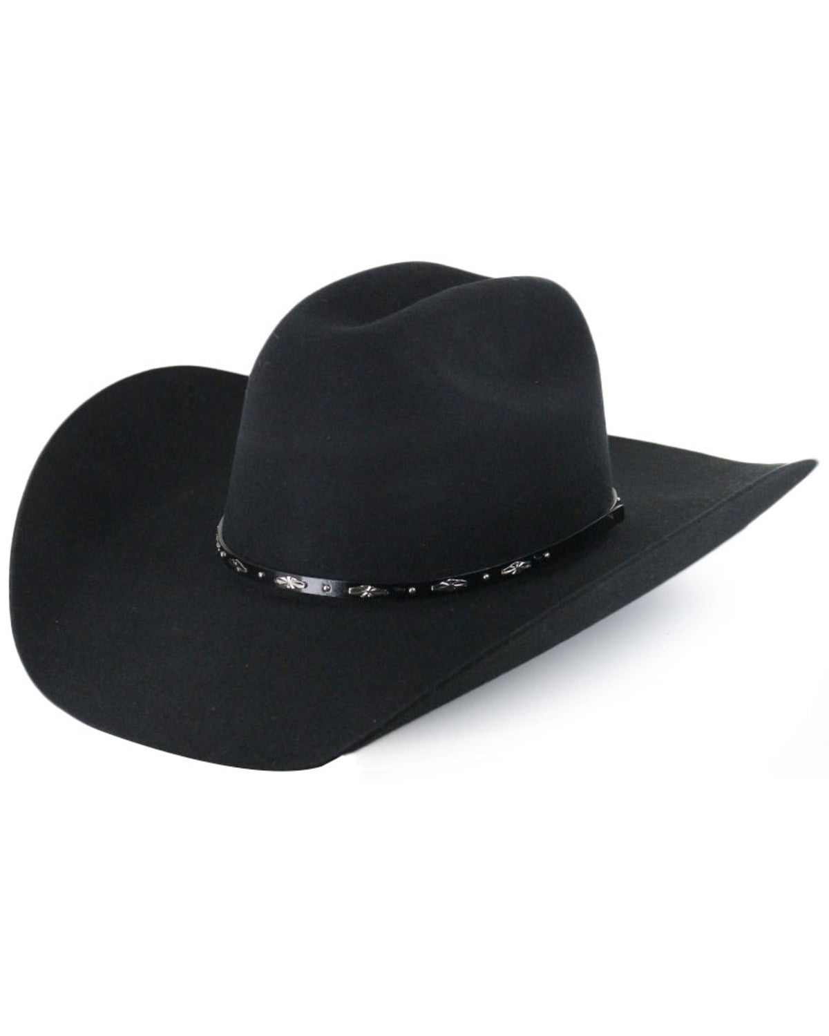 Drifter 3X Wool Felt Cowboy Hat Black