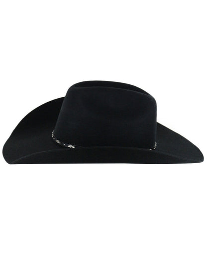 Drifter 3X Wool Felt Cowboy Hat Black