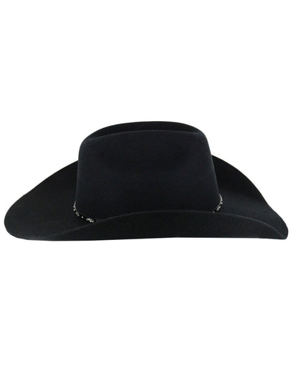 Drifter 3X Wool Felt Cowboy Hat Black