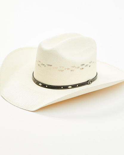 Bangora Straw Cowboy Hat Ivory