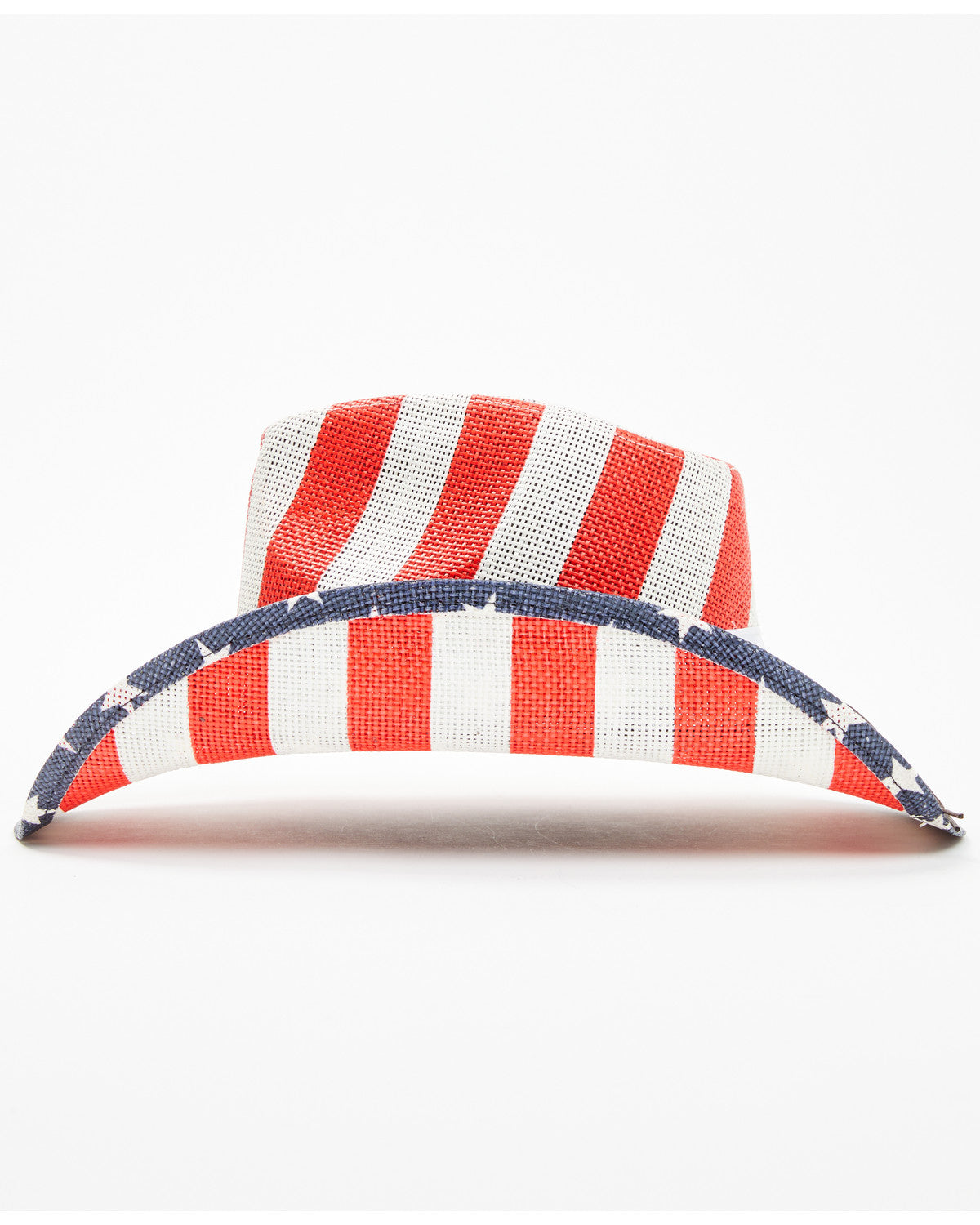 Men's Justice Straw Cowboy Hat Red/white/blue
