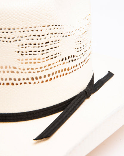 15X Bangora Straw Cowboy Hat Natural