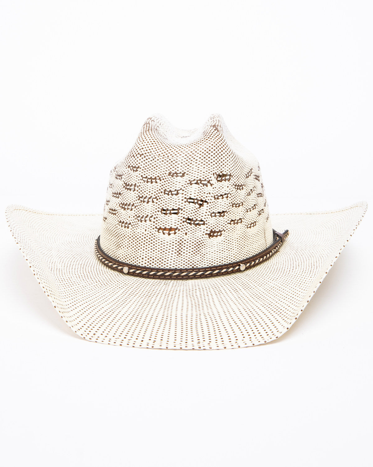 Twist Cord 15X Bangora Straw Cowboy Hat Natural