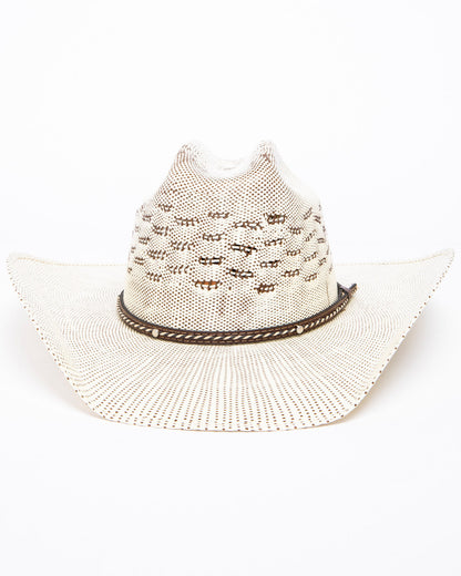 Twist Cord 15X Bangora Straw Cowboy Hat Natural