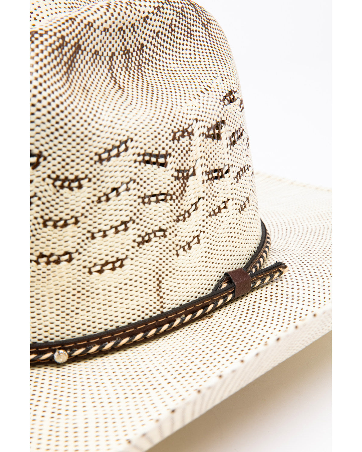 Twist Cord 15X Bangora Straw Cowboy Hat Natural