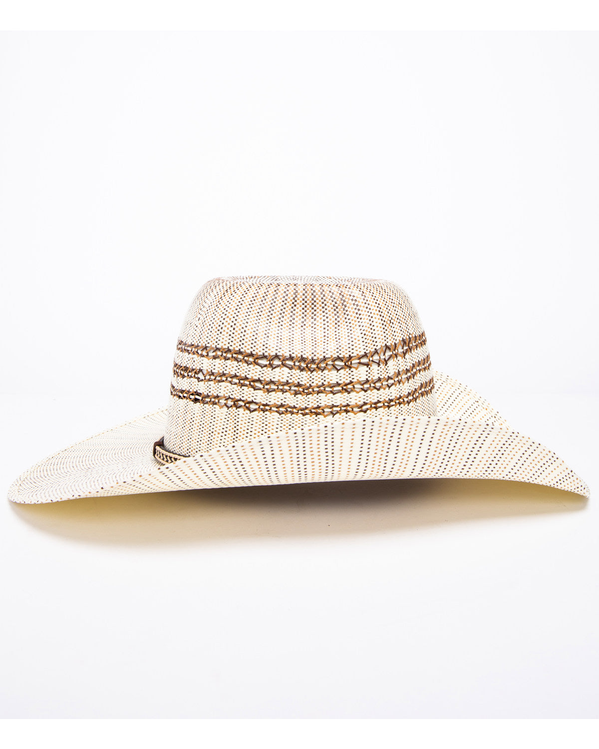Braided Arrow 15X Straw Cowboy Hat Natural
