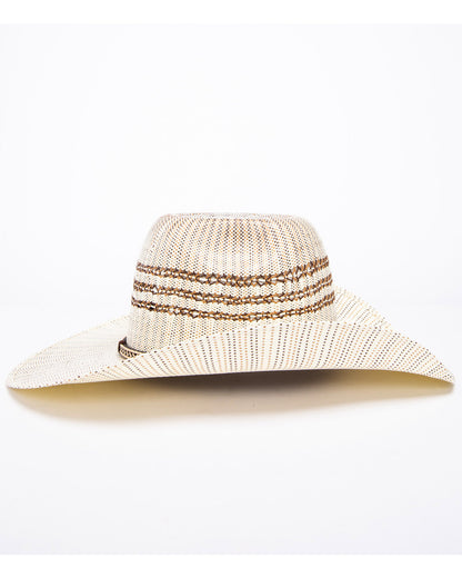 Braided Arrow 15X Straw Cowboy Hat Natural