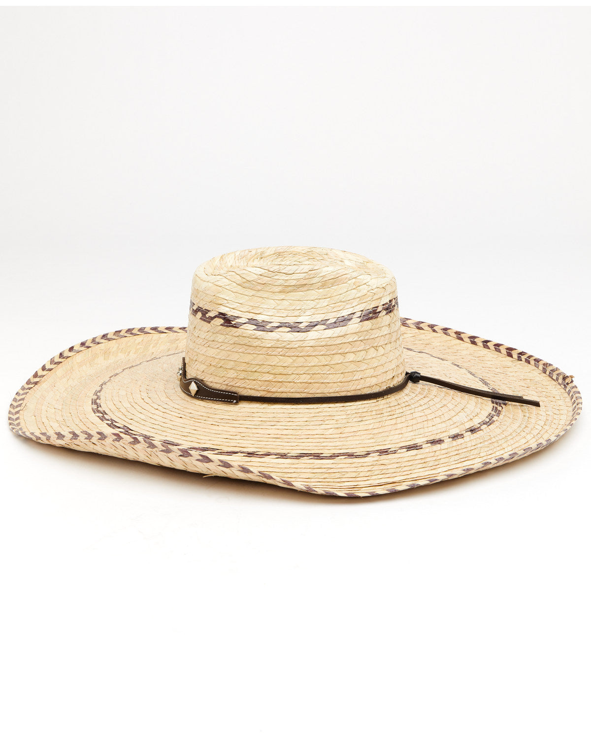 Pinto Straw Western Fashion Hat Natural