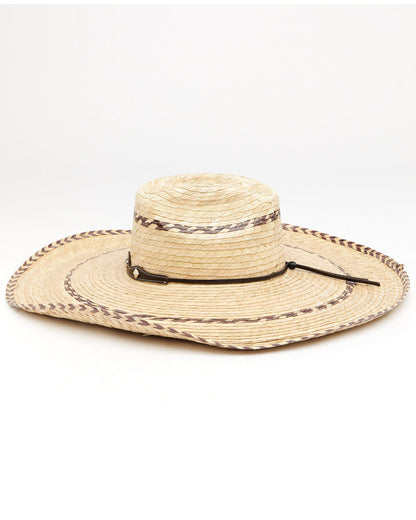 Pinto Straw Western Fashion Hat Natural